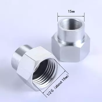 Переходник для труб из латуни M14X1/M15X1 на 1/2" G