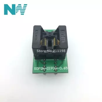 Переходник IC Socket Tssop20/dip20, tssop20 ots-20 28-0,65-01, адаптер программатора