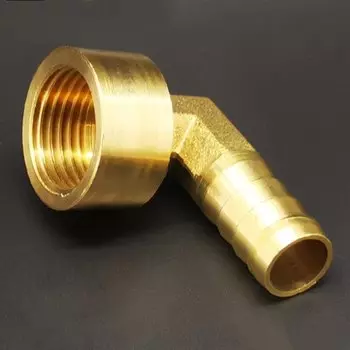 Переходник латунный 90 градусов 1/4"-1/2" BSP на 6-16 мм