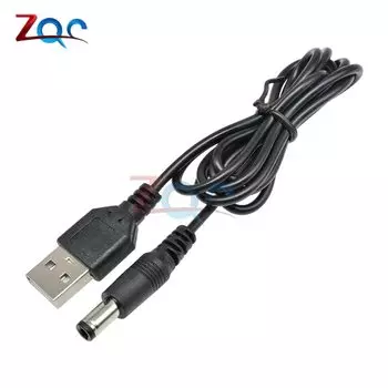 Переходник USB/5, 5x2.1mm DC, кабель питания 0,8 м