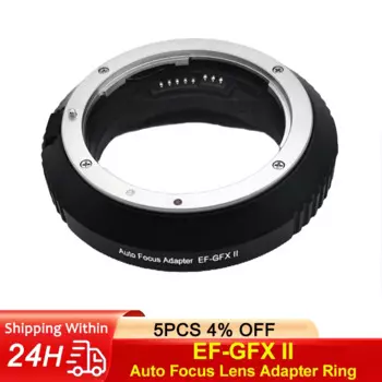 Переходное кольцо для объектива EF-GFX II с автофокусом для объектива Canon EF для камеры Fujifilm GFX GFX100/100S 50SII 50RS GFX с креплением