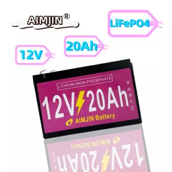 Перезаряжаемый литий-ионный аккумулятор 12 В 20 Ач для электромобилей, солнечных уличных фонарей и другого оборудования
