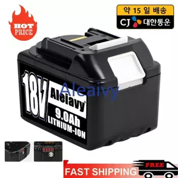 Перезаряжаемый литий-ионный аккумулятор для MAKITA BL1860B, BL1880, BL1830, BL1850, BL1860BBL1860B, 18 в, 9000 мАч