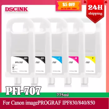 PFI-707 PFI 707 PFI707 многоразовый картридж для принтера Canon imagePROGRAF IPF830 IPF840 IPF850