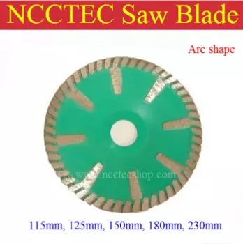 Пильный диск NCCTEC Diamond ARC turbo, 5 дюймов, с длительной защитой зубьев, BPT5L | 125 мм, для гранита, мрамора