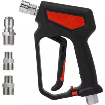 Пистолет для мойки высокого давления RIDGE 5000 PSI, 12 GPM, пистолет-распылитель высокого давления с быстроразъемным разъемом 1/4 дюйма, быстрое подключение 3/8 дюйма