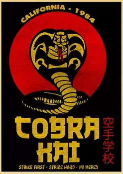Плакат "Cobra Kai" lanxihaibao