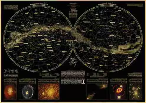 Плакат "Nine Planets In The Solar System" lanxihaibao