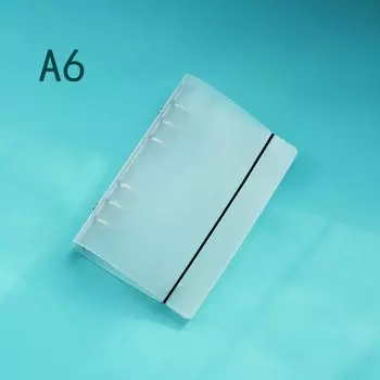 Пластиковая обложка для блокнота A5/A6/A7 6 колец