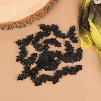 Пластиковые черные светящиеся летучие мыши HUXUAN