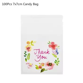 Пластиковые пакеты «Спасибо» ZQNYCY 100 шт.