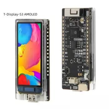 Пластиковые платы для разработки LILYGO, AMOLED для женских фотографий + 1,91 дюймовые Дисплейные модули AMOLED