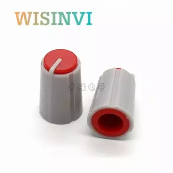 10 шт., пластиковые регуляторы громкости, 11 х17 мм