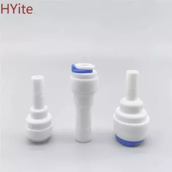 Пластиковый фитинг для воды RO, прямой фитинг для шланга с наружным диаметром 1/4 дюйма, 3/8 дюйма, быстроразъемное соединение стержня 1/4 дюйма, аквариумная система обратного осмоса