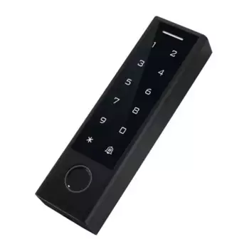 Пластиковый корпус, тонкая черная клавиатура Tuya Wi-Fi Ttlock, отпечаток пальца, дверная система, контроллер доступа, устройство считывания карт 125 кГц