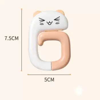 Пластиковый набор настольных крючков для сумок Kawaii