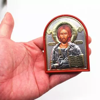 Пластиковый православный значок 7.5x6см