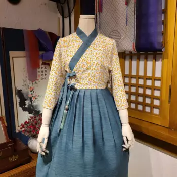 Платье Hanbok, женское платье, корейский этнический костюм, старинный костюм
