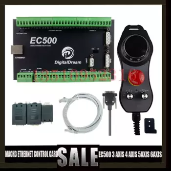 Плата интерфейса MACH3 ec500 ЧПУ-Ethernet контроллер движения 460khz 3/4/5/6 комплект контроллера оси Совершенно новый