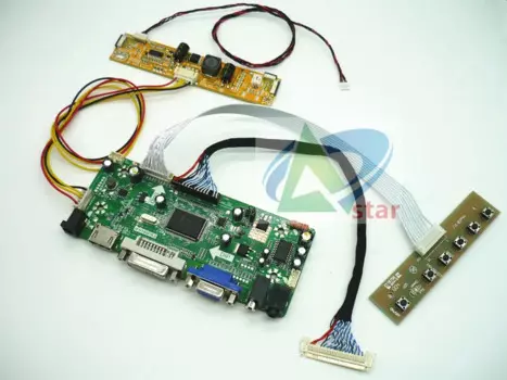 Плата контроллера с ЖК-дисплеем, HDMI, DVI, VGA, аудио набор для платы ЖК-контроллер, 23,6 дюйма, M236HGE-L20, 24 дюйма, M240HW02, V6, 1920*1080, наборы для сборки