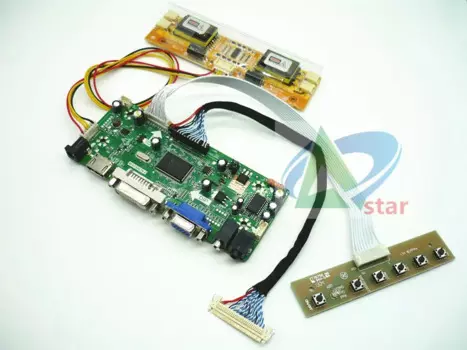 Плата контроллера ЖК-экрана, HDMI + DVI + VGA + внешнее освещение 22 дюйма, набор для платы ЖК-контроллер 1680*1050, комплекты для самостоятельной сборки