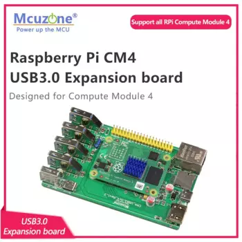 Плата расширения CM4 USB3.0 Raspberry Pi, компьютерный модуль 4 на основе VL805 PCIe в USB 3,0