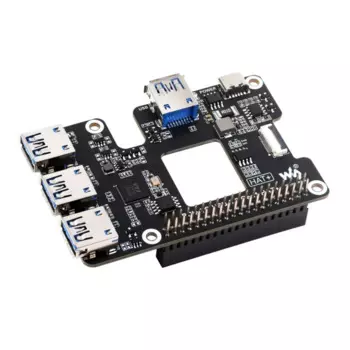 Плата расширения PCIe на USB 3,0 HUB, стартовый комплект для RPI Raspberry Pi 5 PI5 2 ГБ 4 ГБ 8 ГБ ОЗУ, аксессуары