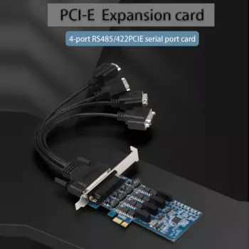 Плата расширения серийная PCI-E к 4 портам RS485/RS422, плата расширения промышленного класса, последовательный порт PCI-E, переходник PCIE