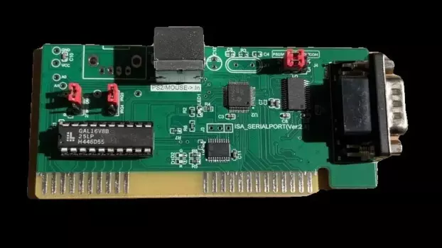 Плата расширения шины ISA, плата расширения последовательного порта PS2, Интерфейс мыши, оптическая мышь, интерфейс DOS, 8-битная шина