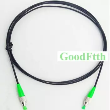 Плоский кабель FTTH, соединительный шнур, FC/APC-FC/APC SM G657a, 1 ядро, черный GoodFtth, 1 м, 2 м, 3 м, 4 м, 5 м, 6 м, 7 м, 8 м, 10 м, 15 м