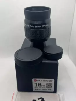 Плоский широкоугольный окуляр SKY ROVE UF18mm для телескопа и бинокля