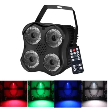 Плоский Светодиодный прожектор 4 х8 Вт, 4 в 1, DMX512, 25 Вт