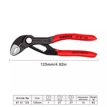 Плоскогубцы KNIPEX Cobra 5 дюймов
