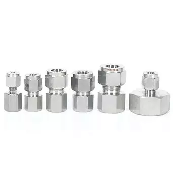 Пневматический фитинг из нержавеющей стали 1/2", M10/M14/M16/M20, для труб O/D 3-12 мм