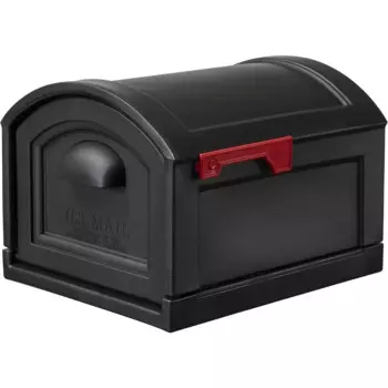 Почтовый ящик Town-to-Town XL, почтовый ящик размером USPS T4, простой в установке, прочный, устойчивый к атмосферным воздействиям, черный оникс
