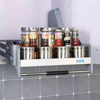 Подъемная корзина для кухни из нержавеющей стали