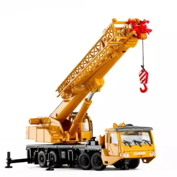 Подъемник для игрушечного крана, поворот на 360 градусов, кран на платформе с 4 передними колесами, Инженерная модель автомобиля, подарок для детей