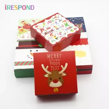 Подарочная коробка с надписью «Merry Christmas», 50 шт.