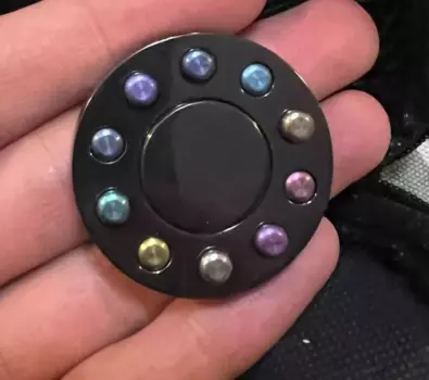 Подержанные игрушки EDC Magneto King zirc Coin ppb для декомпрессии