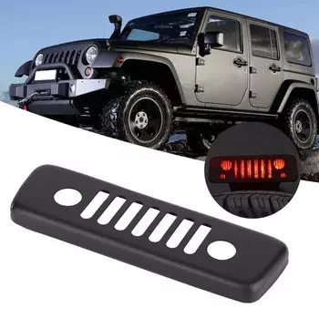 Подходит для Jeep Wrangler JK 2007 2008 2009 2010 2011 2012 2013 2014 2015 2016 Автомобильный задний тормозной Светильник Крышка лампы Накладка рамка Рамка накладки крышки лампы освещения для Jeep Wrangler JK 2007-2016