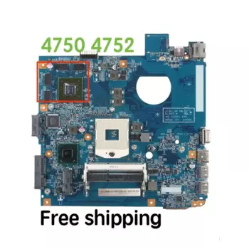 Подходит для ноутбука Acer 4750 4752, материнская плата 10267-4 48.4IQ01.041 PGA989 HM65 DDR3, материнская плата, 100% протестирована, полностью работает