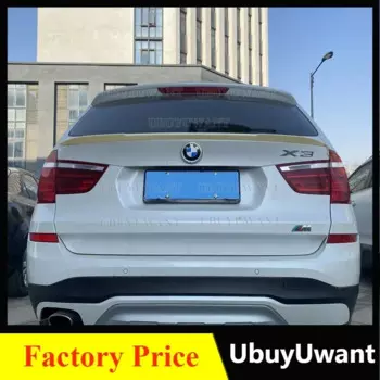 Подходит для спойлера BMW F25 X3 2011-2017, высококачественный АБС-материал, отделка заднего крыла автомобиля, цвет праймера, средний спойлер