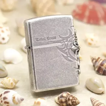 Подлинная масляная Зажигалка Zippo, медная ветрозащитная древняя серебряная Крестовая керосиновая зажигалка, подарок с кодом против подделки