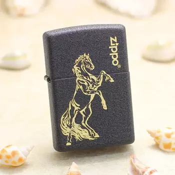Подлинная масляная Зажигалка Zippo, медная ветрозащитная керосиновая Зажигалка для лошадей, подарок с кодом против подделки