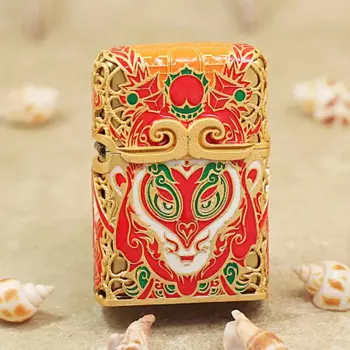 Подлинная масляная Зажигалка Zippo Sun WUKONG, медная ветрозащитная сигаретная керосиновая зажигалка, подарок с кодом против подделки