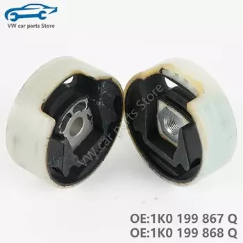 Подрамная опора двигателя 1K0199867Q для PQ35 VW Jetta Golf Passat B7 Sciricco Tiguan Skoda Yeti 1K0 199 868 Q, 2 шт.