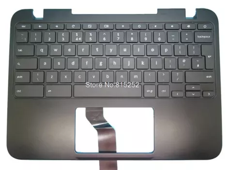 Подставка для ноутбука и клавиатура для Haier 11E HR-116E 580000010503 8444070300008 черный чехол с английской клавиатурой
