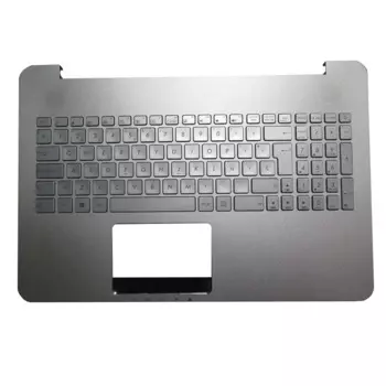 Подставка для ноутбука и Японская Клавиатура JP/испанская SP для ASUS 90NB09P1-R31JP0 90NB09P1-R31SP0, серебристая верхняя подсветка с клавиатурой