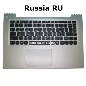 Подставка для ноутбука Lenovo U430P U430T U430, сенсорная клавиатура с тачпадом и подсветкой, английская, русская, английская, английская, LZ9