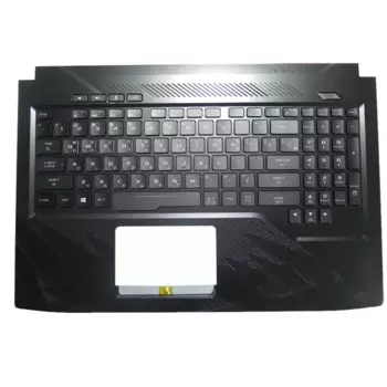 Подставка для рук и клавиатура для ноутбука ASUS GL503GE GL503VM GL503VD 90NR0084-R30KO0 V 170146 D UK AEBKLY00010 V 170146 ES1 Черный верхний чехол
